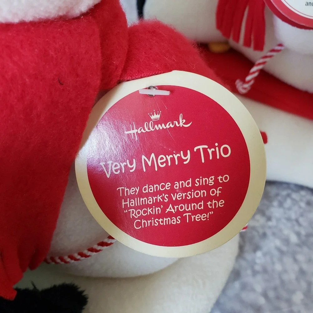 Hallmark Jingle Pals Musical Snowmen Lot of 2 Sledders Very Merry Trio